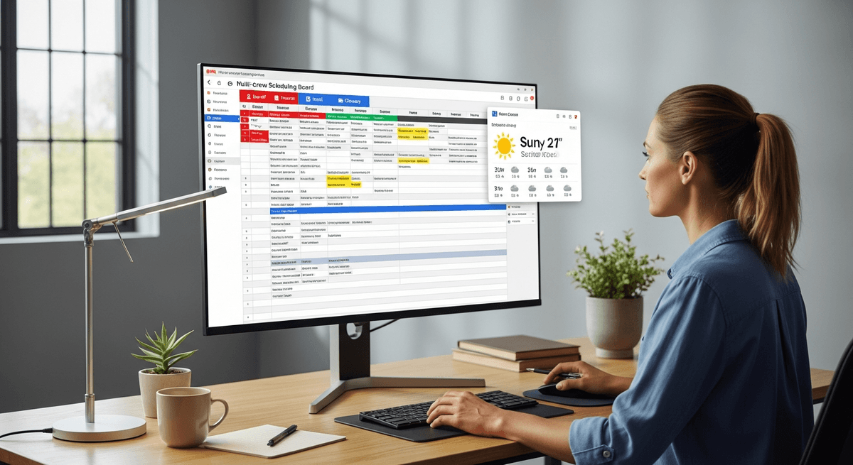 Crew Scheduling That Keeps Multi-Day Jobs on Track